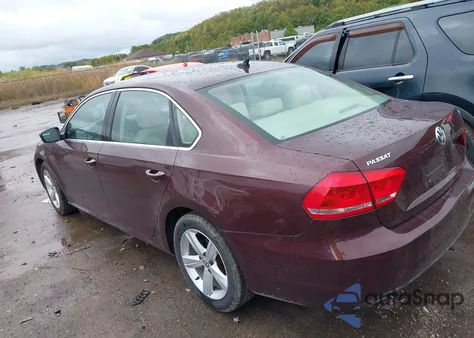 2013 Volkswagen Passat 2.5L Se from USA, damaged, VIN 1VWBP7A30DC082089